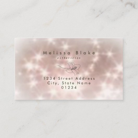 logo met één lijn visitekaartje (Achterkant)