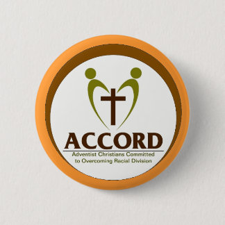 Logo met gekleurde achtergrond ronde button 5,7 cm