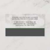 Logo met groene boomlandschapsarchitectuur visitekaartje (Achterkant)