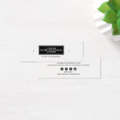 Logo met juwelenweergave mini visitekaartjes (Bureau)