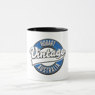 Logo met  stijl Hobart australia Mok