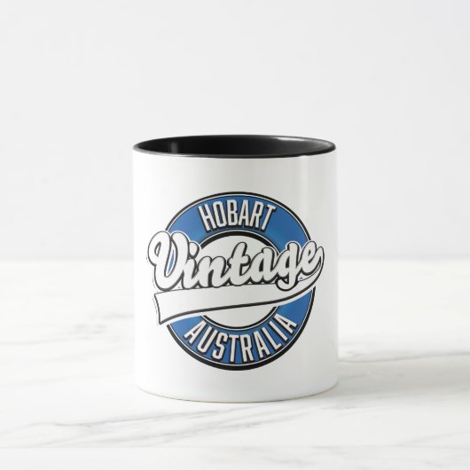 Logo met  stijl Hobart australia Mok (Midden)