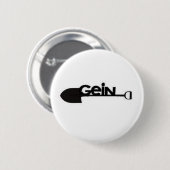 logo met tandschoen ronde button 5,7 cm (Voorkant /achterkant)