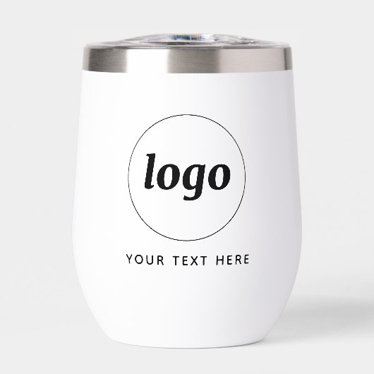 Logo met Tekst en QR Code Zakelijke Promotie (Voorkant)