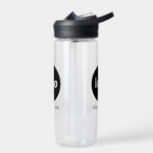 Logo met Tekst Zakelijk Branding Promotioneel Waterfles (Links)