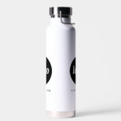 Logo met Tekst Zakelijk Branding Promotioneel Waterfles (Links)