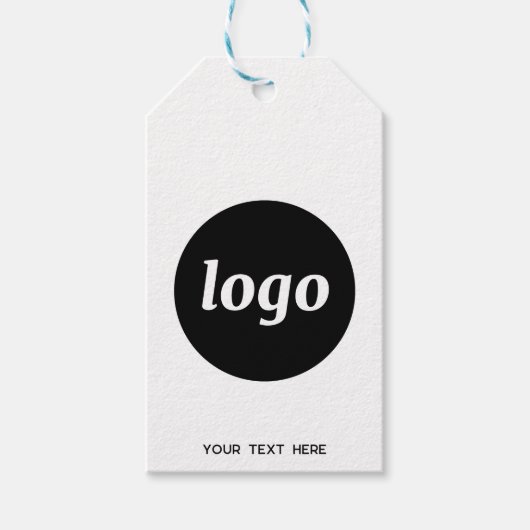Logo met Tekst Zakelijk Product Prijs Label Label Cadeaulabel (Voorkant)