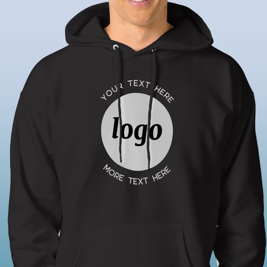 Logo met Tekst Zakelijk Promotiebedrijf Hoodie