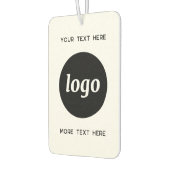 Logo met tekst Zakelijke promotie Luchtverfrisser (Links)