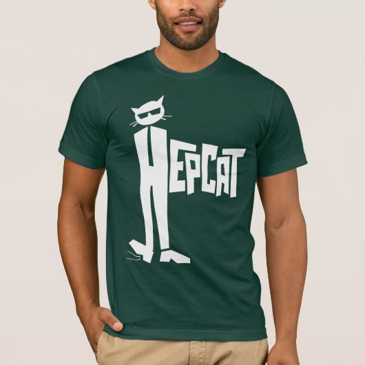 Logo met vaste kat t-shirt (Voorkant)