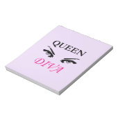 Logo met vrouwelijke ogen notitieblok (Linkerzijde)