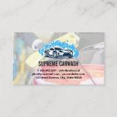 Logo met zeep Bubels Visitekaartje (Voorkant)