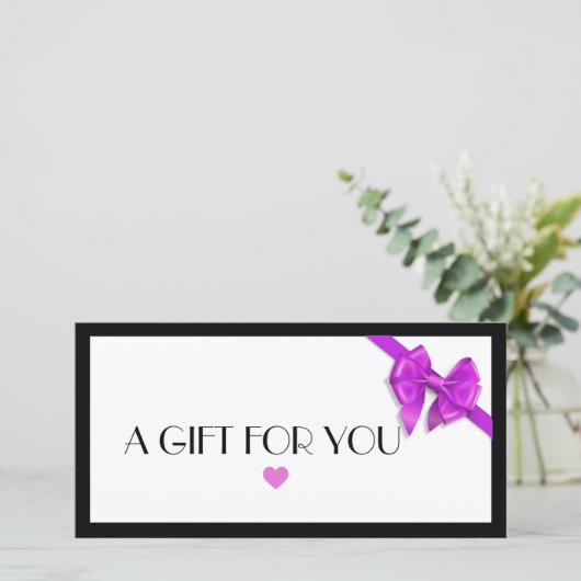 Logo met zwarte en Paarse hartslag (Staand voorkant)