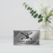 Logo | Metaal | Rivieren Visitekaartje (Staand voorkant)