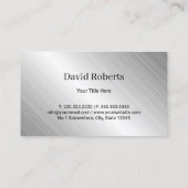 Logo Metaal van de drinkwaterpomp Visitekaartje (Achterkant)