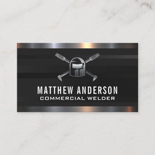 Logo | Metaalversiering Visitekaartje (Voorkant)