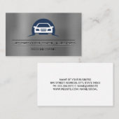 Logo | Metalen achtergrond Visitekaartje (Voorkant / Achterkant)