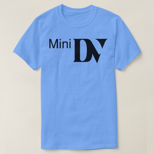 Logo MiniDV Media Format T-shirt (Design voorkant)
