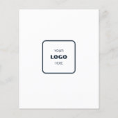 Logo Minimaal Foto Zakelijk Marketing Flyer (Achterkant)