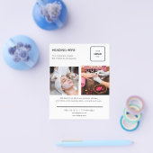 Logo Minimaal Foto Zakelijk Marketing Flyer (Enkel)