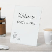 Logo Minimal Business Welcome Sign Reclamebord Met Voetstuk (Insitu)