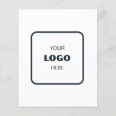 Logo Minimal Photo Business Marketing Flyer (Achterkant)