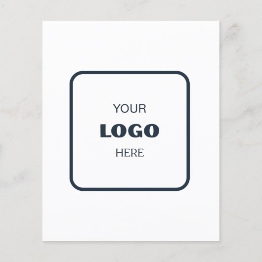 Logo Minimal Photo Business Marketing Flyer (Achterkant)