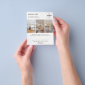 Logo minimale Foto Business Marketing Flyer (Hand)