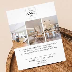 Logo minimale fotobrochure flyer