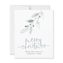 Logo minimale prettige kerstkleine Kaart