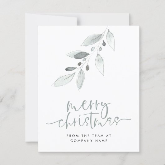 Logo minimale prettige kerstkleine Kaart