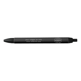 Logo   Minimaliseringsmaatregelen voor bedrijven Zwarte Inkt Pen