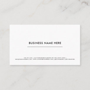 Logo Minimalist Professioneel Zwart Wit Eenvoudig Visitekaartje