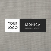 Logo minimalistisch Professional zwart Naamplaatje