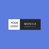 Logo Minimalistisch Zwart Professioneel Naamplaatje