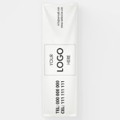 Logo minimalistische moderne banner (Verticaal)
