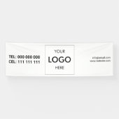 Logo minimalistische moderne banner (Horizontaal)