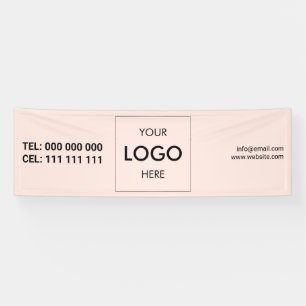 Logo minimalistische moderne banner