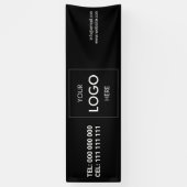 Logo minimalistische moderne banner (Verticaal)