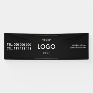 Logo minimalistische moderne banner