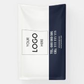 Logo minimalistische moderne zakelijke banner (Verticaal)