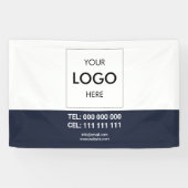 Logo minimalistische moderne zakelijke banner (Horizontaal)