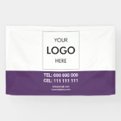 Logo minimalistische moderne zakelijke banner (Horizontaal)