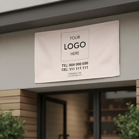 Logo minimalistische moderne zakelijke banner