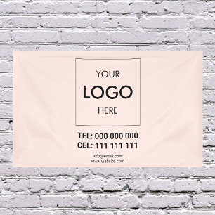 Logo minimalistische moderne zakelijke banner