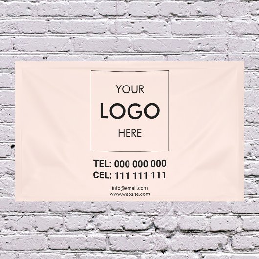 Logo Minimalistische Moderne Zakelijke Banner
