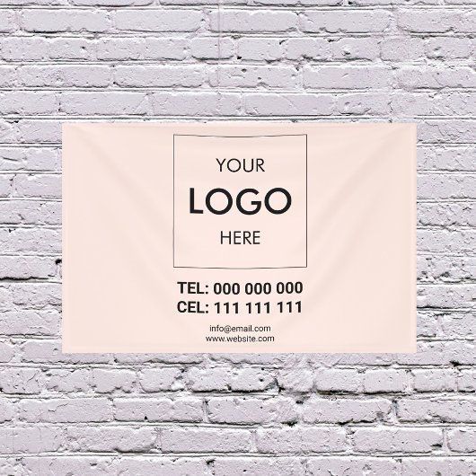 Logo minimalistische moderne zakelijke banner