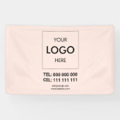 Logo minimalistische moderne zakelijke banner (Horizontaal)