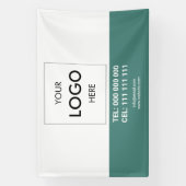 Logo minimalistische professionele banner (Verticaal)