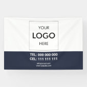 Logo minimalistische professionele banner (Horizontaal)